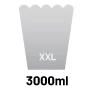 15x15x24 cm (3000 ml)